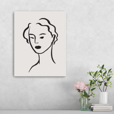 Lumaprints Figurative Face I Modern Canvas Art