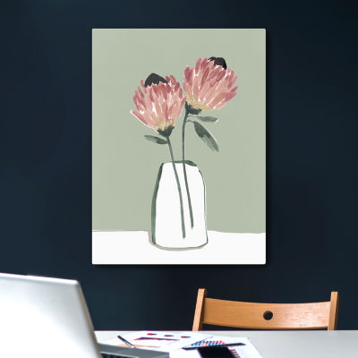 Lumaprints Blushing Protea Canvas Art