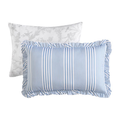 Laura Ashley Branch Toile 7-pc. Midweight Comforter Set