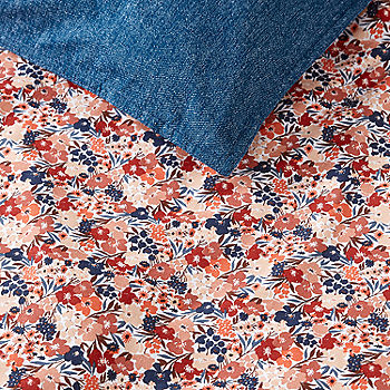 Wrangler Prairie Floral Cotton Reversible Piece Comforter Set