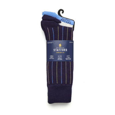 Stafford Super Soft Lux Mens 3 Pair Crew Socks