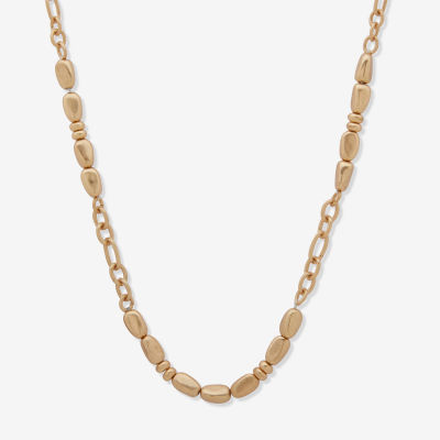 a.n.a Womens Stainless Steel 20 Inch Collar Necklace