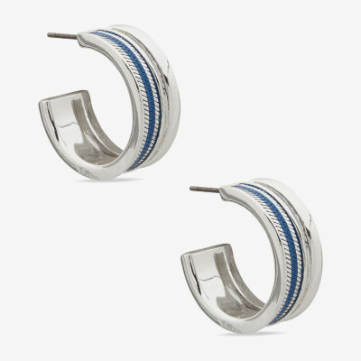 Worthington Womens 65.5mm Hoop Earrings