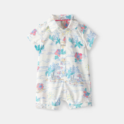 Carter's Baby Boys Short Sleeve Romper