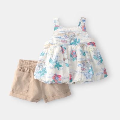 Carter's Baby Girls 2-pc. Short Set