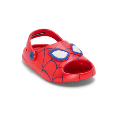 Disney Collection Boys Marvel Spiderman Slide Sandals