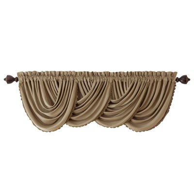 Elrene Home Fashions All Seasons Rod Pocket Arch Valance