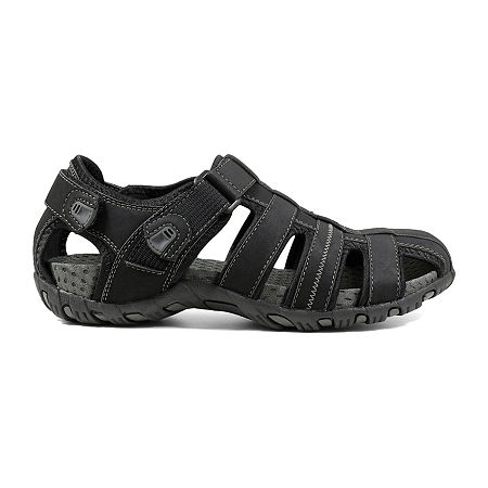 Nunn Bush Mens Rio Bravo Strap Sandals, 9 Medium, Black