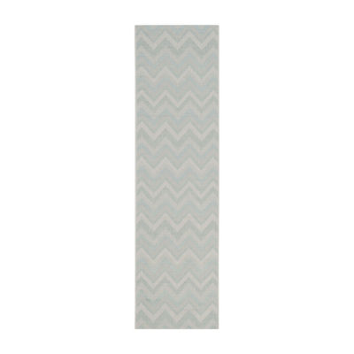 Safavieh Courtyard Collection Duncan Geometric Indoor/Outdoor Runner Rug