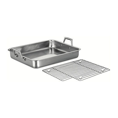 Tramontina Gourmet 16.5 Stainless Steel Roasting Pan, One Size, Gray