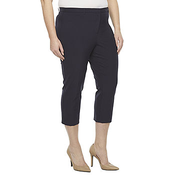Hearts Of Palm Mid Rise Petite Capris - JCPenney