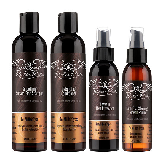 Rucker Roots 4 Step Natural Smoothing System Value Set - 24 oz.