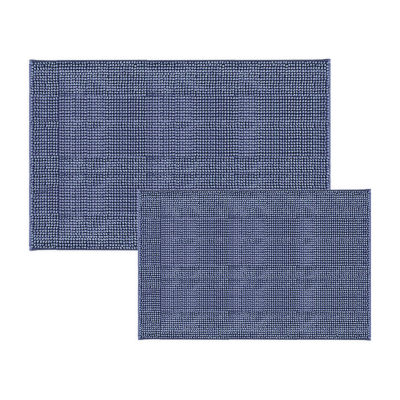 Home Expressions Melange Noodle 2-pc. Memory Foam Bath Rug Set