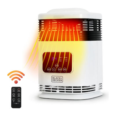 Black+Decker 360° Surround Ceramic Heater with Digital Display and