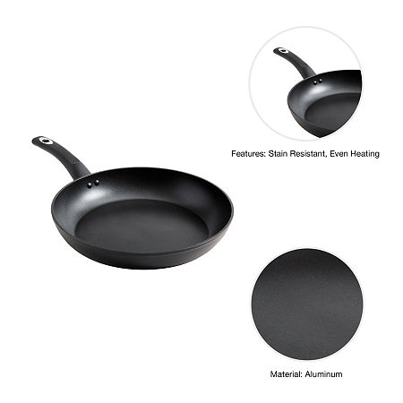 Allston Frying Pan TPR Coated Heat Resistant Handle, One Size, Black