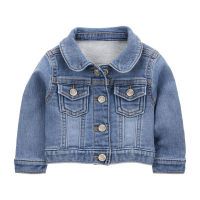 Oshkosh Baby Girls Denim Lightweight Softshell Jacket