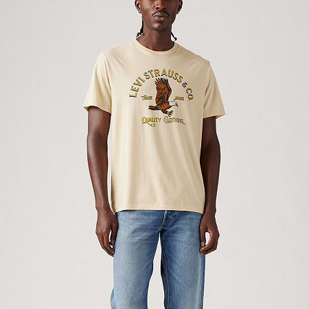 Levi's Mens Classic Graphic Short Sleeve T-Shirt, X-large, Beige