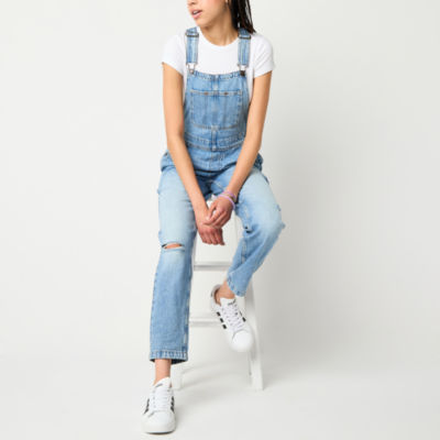 Arizona Sleeveless Womens Overalls Juniors