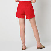 St. John's Bay Womens Mid Rise Cargo Short