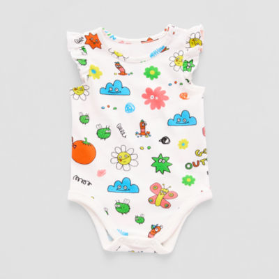 Okie Dokie x Matthew Langille Baby Short Sleeve Girls Bodysuit