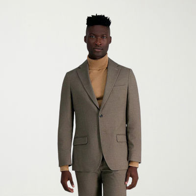 Haggar JMH Tailored Prominent Twill Mens Stretch Fabric Modern Fit Suit Jacket