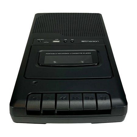 Emerson Portable Cassette Player In Black