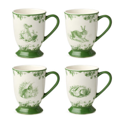 Certified International Le Jardin 4-pc. Animal Coffee Mug