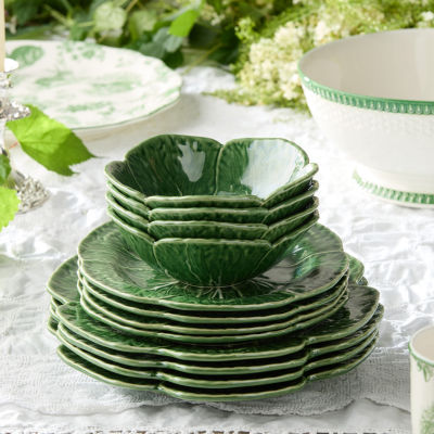 Certified International Le Jardin Cabbage 12-pc. Stoneware