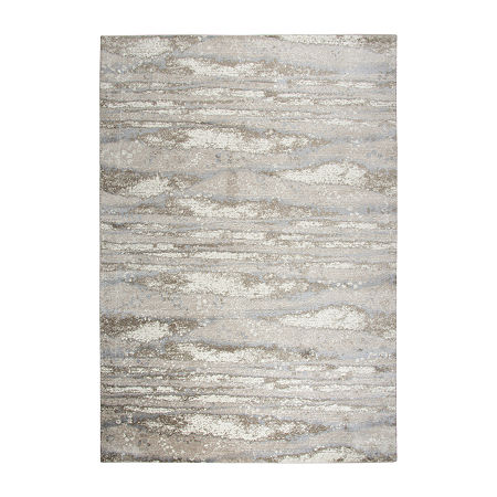 Rizzy Home Encore Collection Zayda Abstract Power-Loomed Area Rug, One Size, Beige