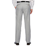 JF J.Ferrar Stretch Light Gray Slim Fit Suit Pants