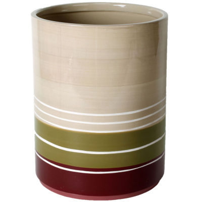 Madison Stripe Wastebasket