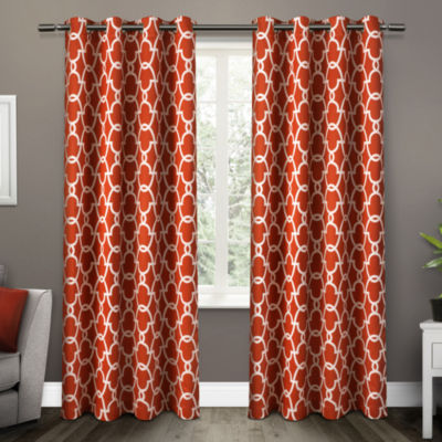 Exclusive Home Curtains Gates Energy Saving Blackout Grommet Top Set of 2 Curtain Panel