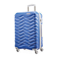 American Tourister Pirouette NXT 28 Inch Hardside Lightweight Luggage, One Size , Blue