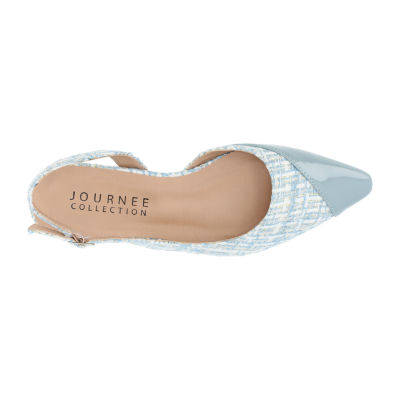 Journee Collection Womens Daphnne Pointed Toe Ballet Flats