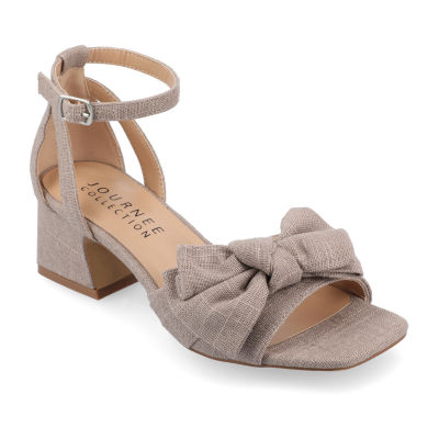 Journee Collection Womens Zevi Heeled Sandals