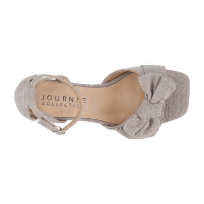 Journee Collection Womens Zevi Heeled Sandals