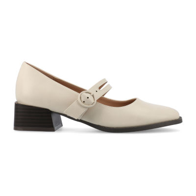 Journee Collection Womens Savvi Flat Heel Pumps