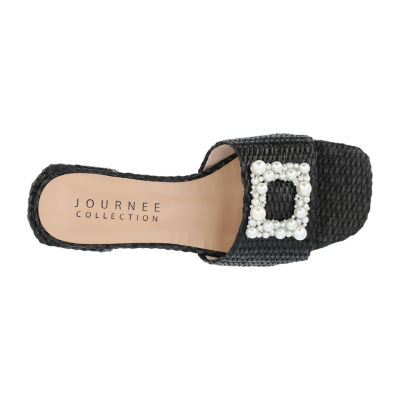 Journee Collection Womens Justina Heeled Sandals