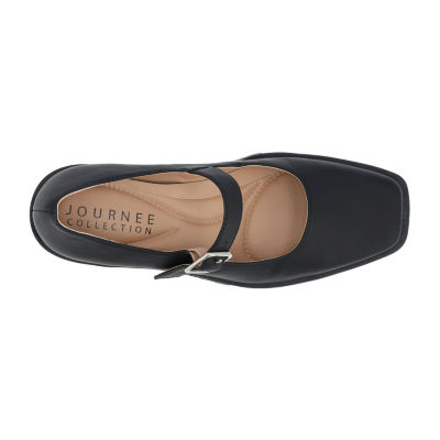 Journee Collection Womens Gladys Block Heel Pumps