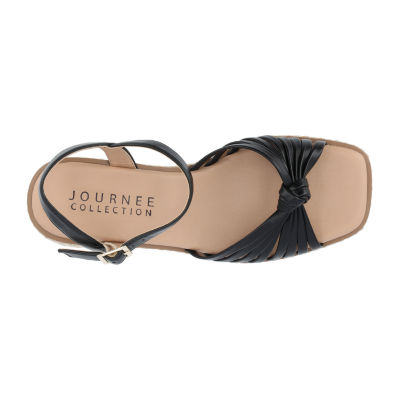 Journee Collection Womens Hally Heeled Sandals