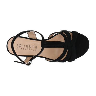 Journee Collection Womens Alyce Heeled Sandals