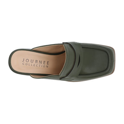 Journee Collection Womens Bayley Block Heel Pumps