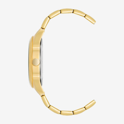 Armitron Mens Gold Tone Stainless Steel Bracelet Watch 20/5597bkgp