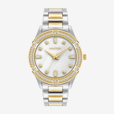 Armitron Womens Two Tone Bracelet Watch 75/5924mptt