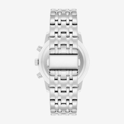 Armitron Mens Silver Tone Stainless Steel Bracelet Watch 20/5598bysv