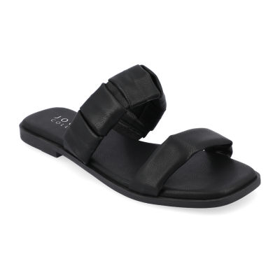 Journee Collection Womens Pegie Flat Sandals