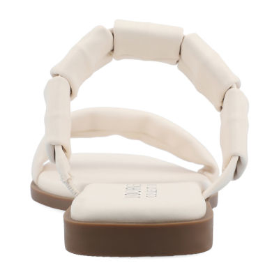 Journee Collection Womens Pegie Flat Sandals
