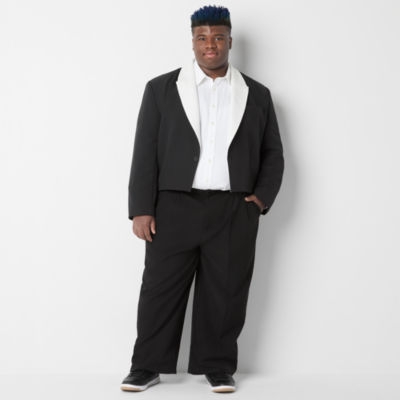 Johnny Wujek for JCPenney Mens Big and Tall Boxy Fit Tuxedo Jacket