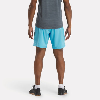 Reebok Mens Mid Rise Workout Shorts