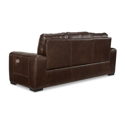 Signature Design By Ashley® Alessandro Dual Power Leather Reclining Sofa